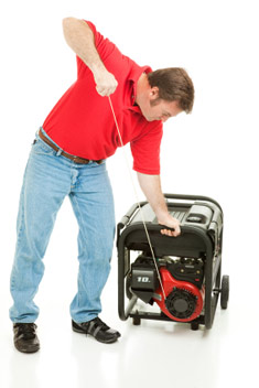 Gas Generators are not as user-friendly as solar generators